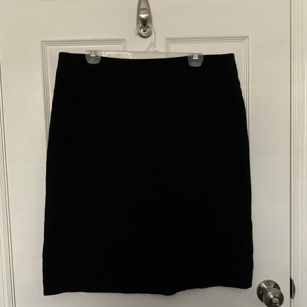 Gap 90 Vintage Corduroy Black Skirt